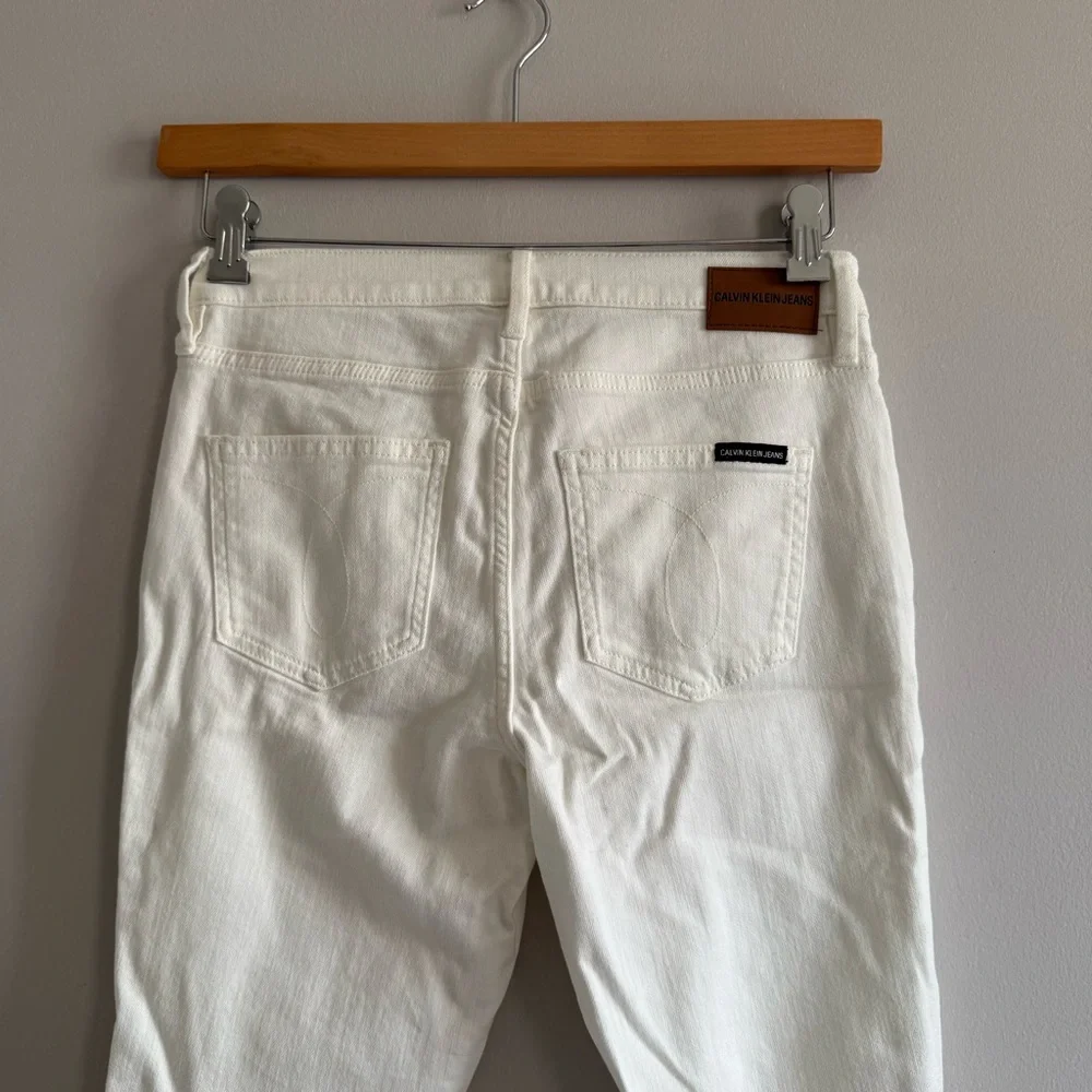 CALVIN KLEIN JEANS Mid-rise rise Skinny Regular Jeans Women Size 27 - Picture 10 of 15